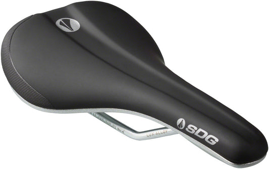 SDG Bel-Air V3 Galaxic Saddle Lux Rails Black/Silver-Goodwynn's
