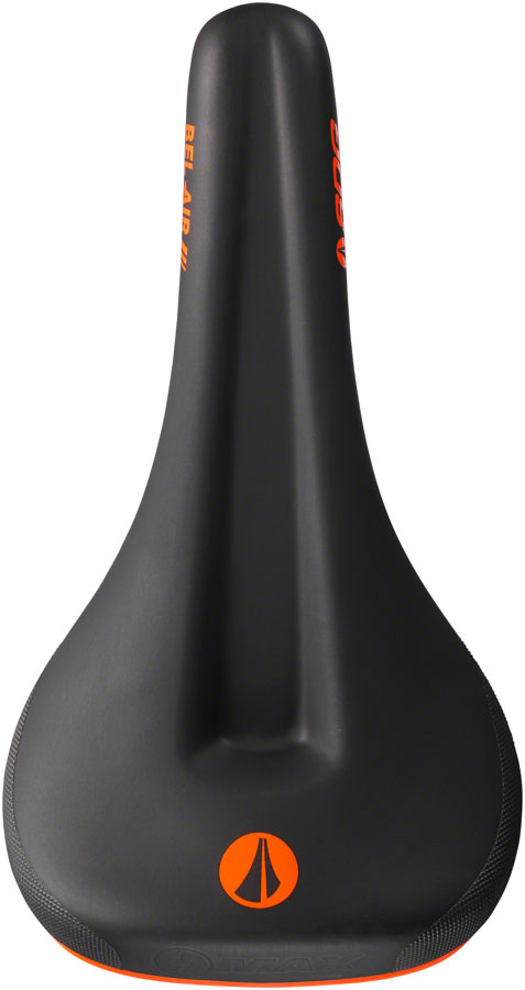 SDG Bel-Air V3 Max Saddle Lux-Alloy Rails Black/Orange-Goodwynn'sGoodwynn's