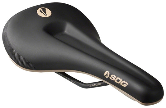 SDG Bel-Air V3 Max Saddle Lux-Alloy Rails Black/Tan-Goodwynn's