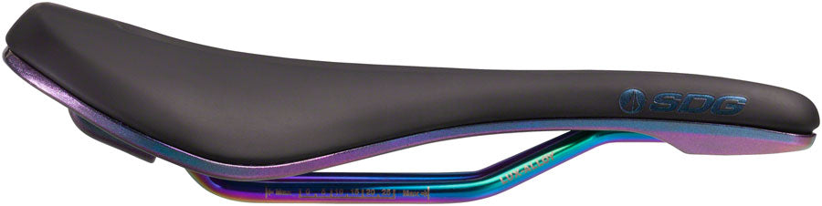SDG Bel-Air V3 Overland Saddle - PVD Coated Lux-Alloy BLK/Oil-Slick Limited Edition Fuel