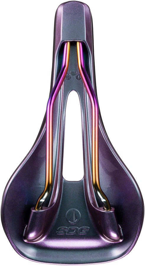 SDG Bel-Air V3 Overland Saddle - PVD Coated Lux-Alloy BLK/Oil-Slick Limited Edition Fuel