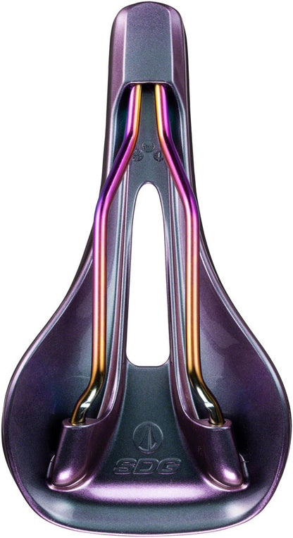 SDG Bel-Air V3 Overland Saddle - PVD Coated Lux-Alloy BLK/Oil-Slick Limited Edition Fuel