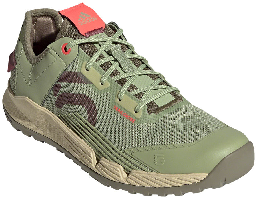 Five Ten Trailcross LT Flat Shoes - Womens Magic Lime/Quiet Crimson/Orbit Green 10-Goodwynn'sGoodwynn's