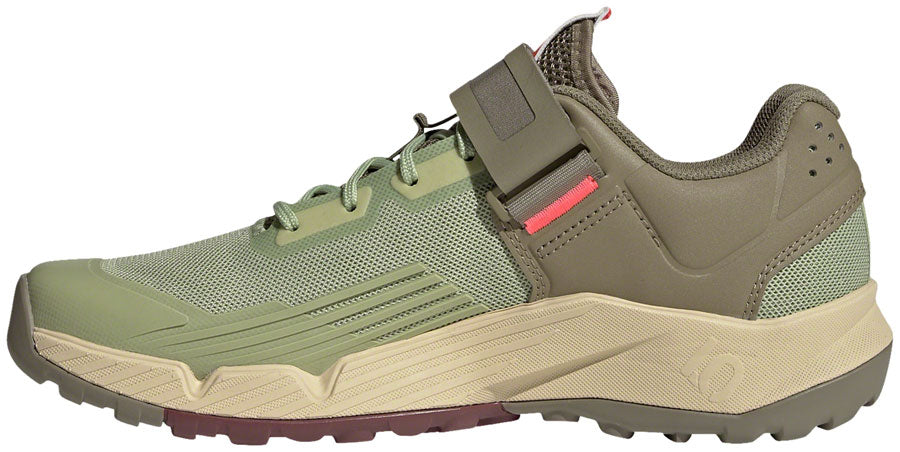 Five Ten Trailcross Mountain Clipless Shoes - Womens Quiet Crimson/Orbit Green/Turbo 9-Goodwynn'sGoodwynn's