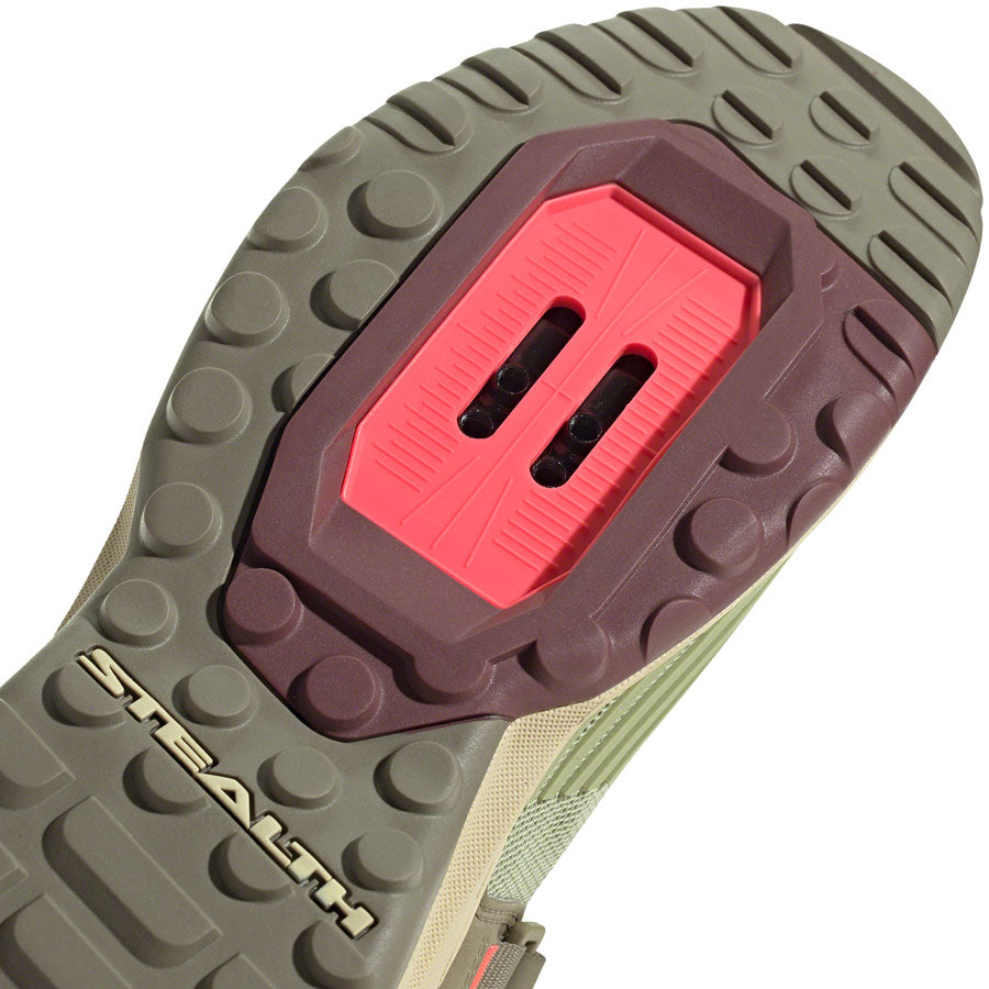 Five Ten Trailcross Mountain Clipless Shoes - Womens Quiet Crimson/Orbit Green/Turbo 7-Goodwynn'sGoodwynn's