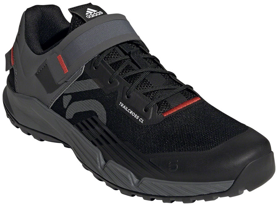 Five Ten Trailcross Mountain Clipless Shoes - Mens Core BLK/Gray Three/Red 6.5-Goodwynn'sGoodwynn's