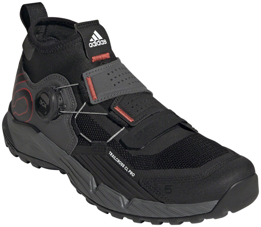 Five Ten Trailcross Pro Mountain Clipless Shoes - Womens Gray/Black/Red 7-Goodwynn'sGoodwynn's