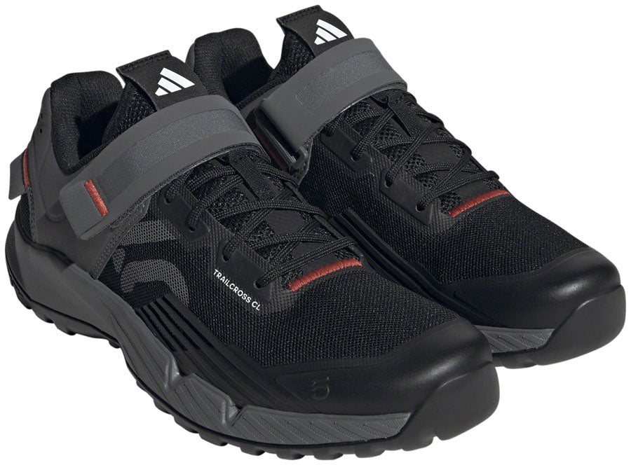 Five Ten Trailcross Mountain Clipless Shoes - Womens Core BLK/Gray Three/Red 9.5-Goodwynn'sGoodwynn's
