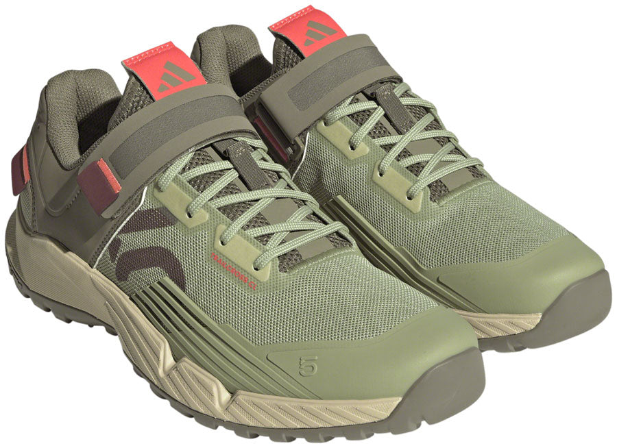Five Ten Trailcross Mountain Clipless Shoes - Womens Magic Lime/Quiet Crimson/Orbit Green 10.5-Goodwynn'sGoodwynn's