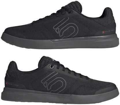 Five Ten Sleuth Deluxe Canvas Flat Shoes - Mens Core BLK/Gray Five/Ftwr White 10.5
