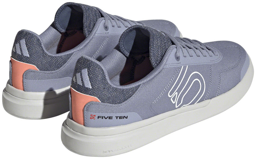 Five Ten Sleuth Deluxe Canvas Flat Shoes - Womens Silver Violet/Ftwr White/Coral 6