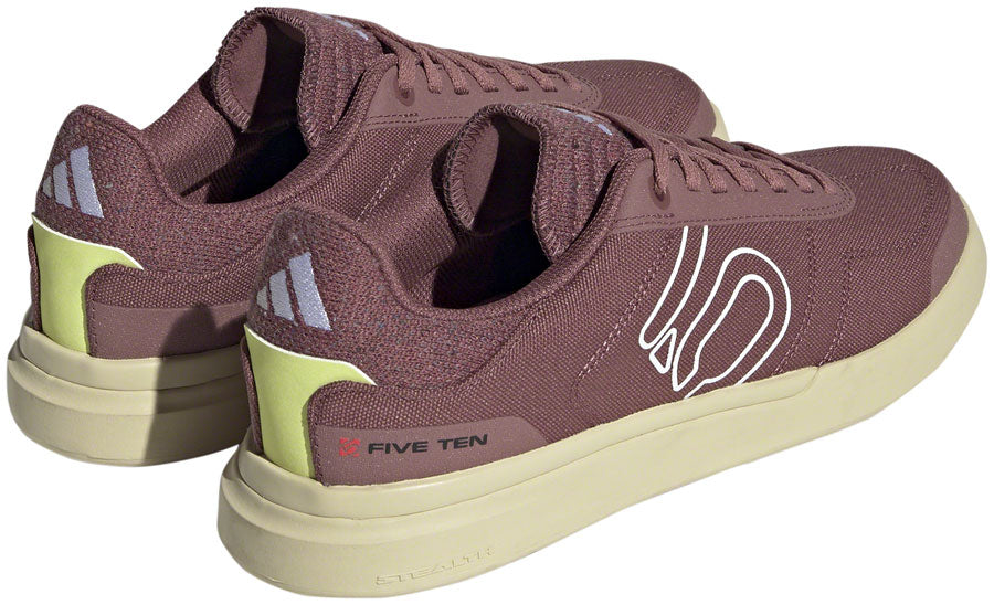 Five Ten Sleuth Deluxe Canvas Flat Shoes - Womens Quiet Crimson/Ftwr White/Core BLK 6.5