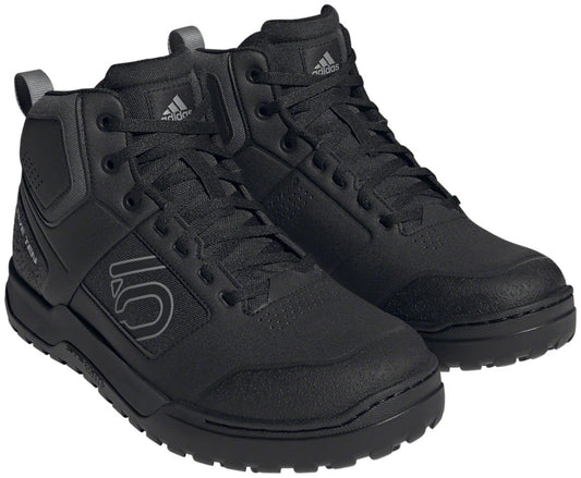 Five Ten Impact Pro Mid Flat Shoes - Mens Core Black/Gray Three/Gray Six 12-Goodwynn's