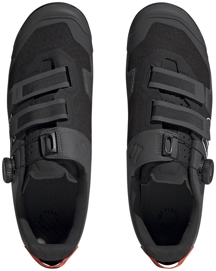 Five Ten Kestrel BOA Mountain Clipless Shoes - Mens Core BLK/Ftwr White/Impact Orange 12
