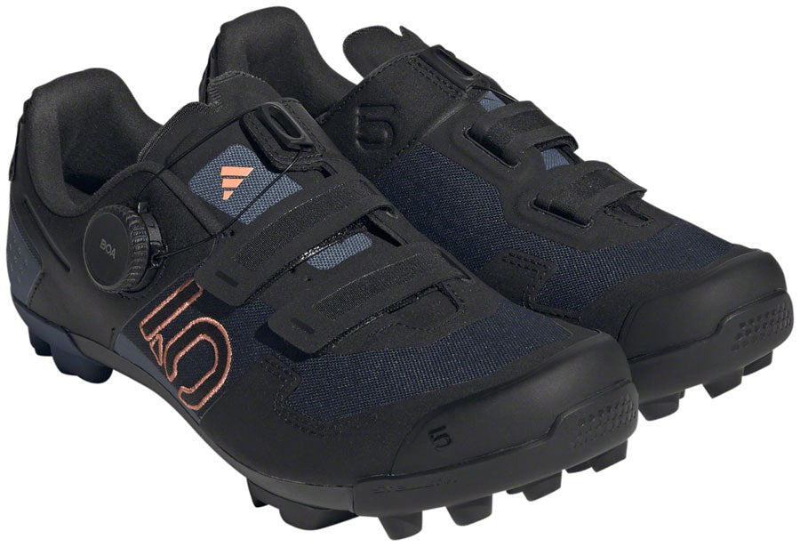 Five Ten Kestrel BOA Mountain Clipless Shoes - Womens Legend Ink/Core BLK/Coral Fusion 5.5-Goodwynn'sGoodwynn's