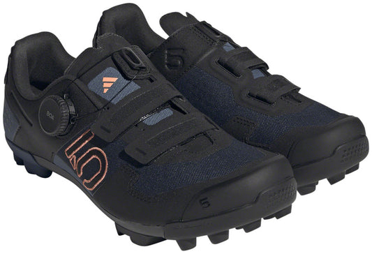 Five Ten Kestrel BOA Mountain Clipless Shoes - Womens Legend Ink/Core BLK/Coral Fusion 9.5-Goodwynn's