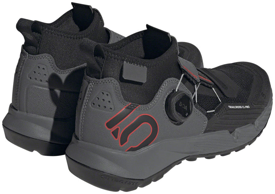 Five Ten Trailcross Pro Mountain Clipless Shoes - Womens Gray Five/Core BLK/Red 6-Goodwynn'sGoodwynn's