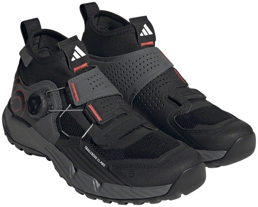 Five Ten Trailcross Pro Mountain Clipless Shoes - Womens Gray Five/Core BLK/Red 8-Goodwynn's