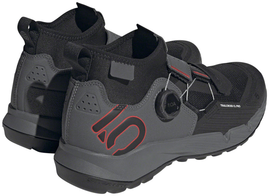 Five Ten Trailcross Pro Mountain Clipless Shoes - Mens Gray Five/Core BLK/Red 13-Goodwynn'sGoodwynn's