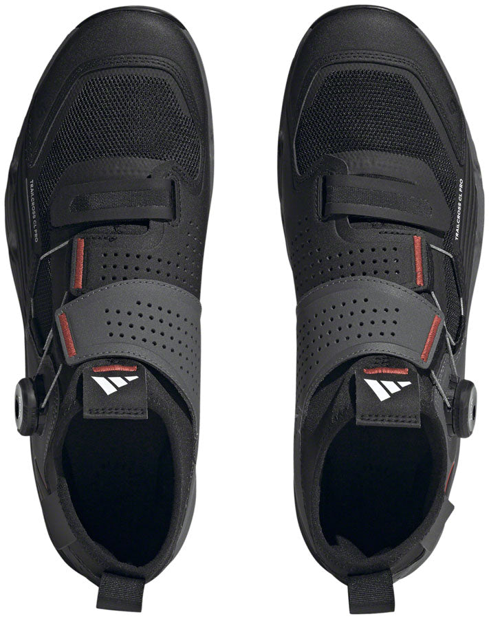 Five Ten Trailcross Pro Mountain Clipless Shoes - Mens Gray Five/Core BLK/Red 9.5-Goodwynn'sGoodwynn's