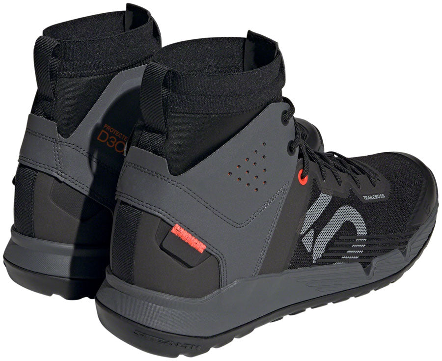 Five Ten Trailcross Mid Pro Flat Shoes - Mens Core BLK/Gray Two/Solar Red 10.5-Goodwynn'sGoodwynn's