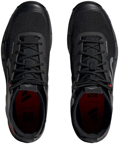Five Ten Trailcross Mid Pro Flat Shoes - Mens Core BLK/Gray Two/Solar Red 10.5