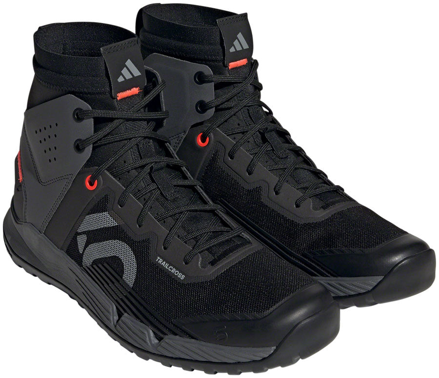 Five Ten Trailcross Mid Pro Flat Shoes - Mens Core BLK/Gray Two/Solar Red 11.5-Goodwynn'sGoodwynn's