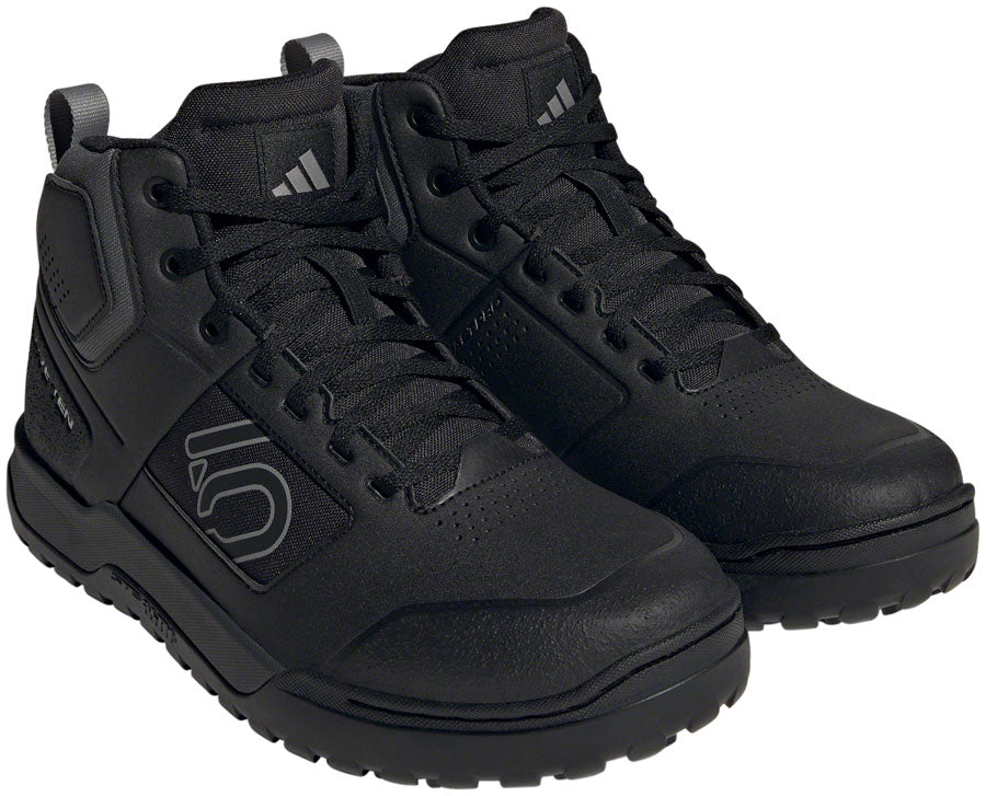 Five Ten Impact Pro Mid Flat Shoes - Mens Core Black/Gray Three/Gray Six 9