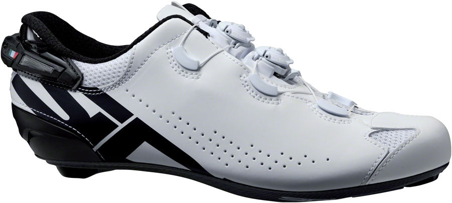 Sidi Shot 2S Road Shoes - Mens White/Black 42-Goodwynn'sGoodwynn's
