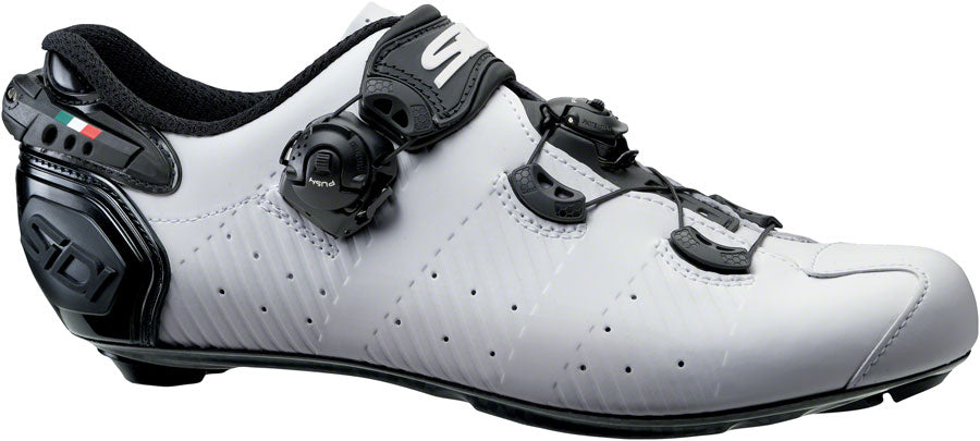 Sidi Wire 2S Road Shoes - Mens White/Black 42-Goodwynn'sGoodwynn's