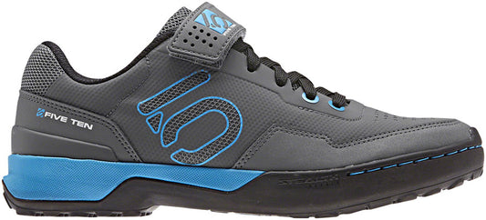 Five Ten Kestrel Lace Mountain Clipless Shoes - Womens Gray Five / Shock Cyan / Core BLK 5.5-Goodwynn's
