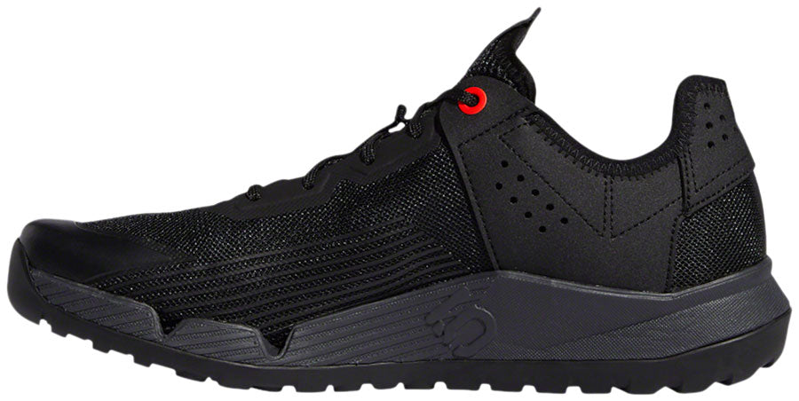 Five Ten Trailcross LT Flat Shoes  -  Womens Core BLK / Gray Two / Solar Red 6.5