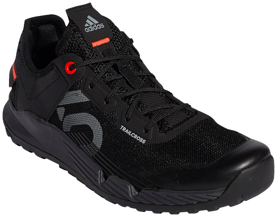 Five Ten Trailcross LT Flat Shoes  -  Womens Core BLK / Gray Two / Solar Red 6.5-Goodwynn'sGoodwynn's