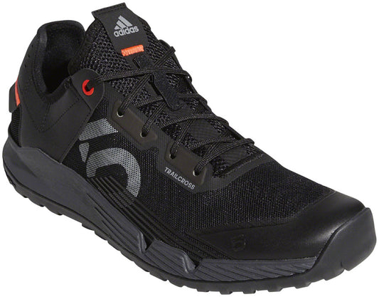 Five Ten Trailcross LT Flat Shoes - Mens Core BLK / Gray Two / Solar Red 8-Goodwynn's