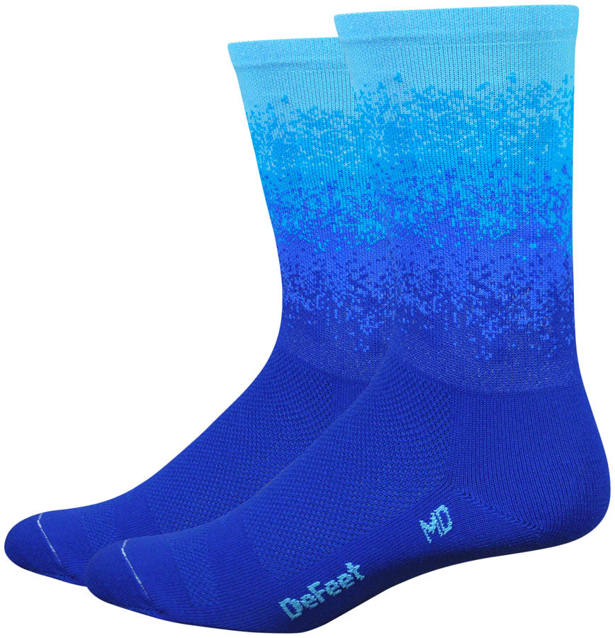 DeFeet Aireator 6" Socks Royal/Neptune/Carolina XL Pair