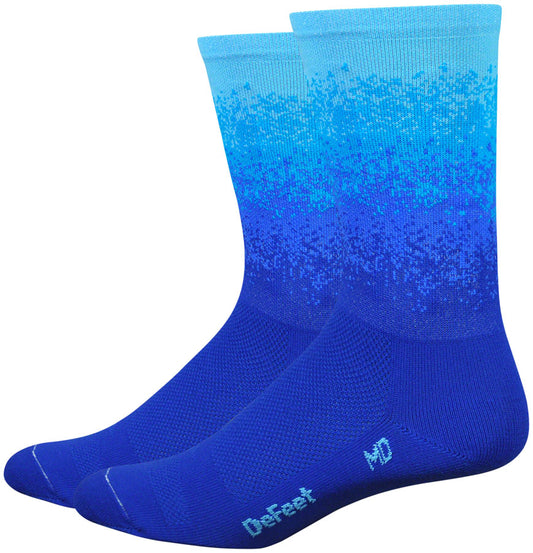 DeFeet Aireator 6" Ombre Socks 9.5-11.5 Blue