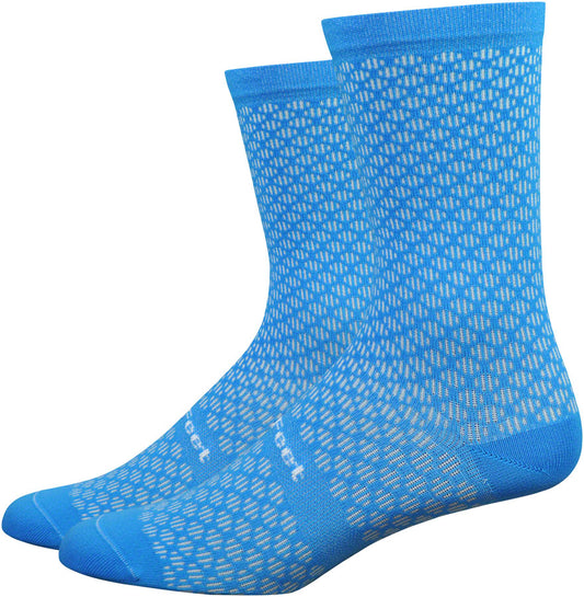 DeFeet Evo Mount Ventoux 6" Socks 9.5-11.5 Blue