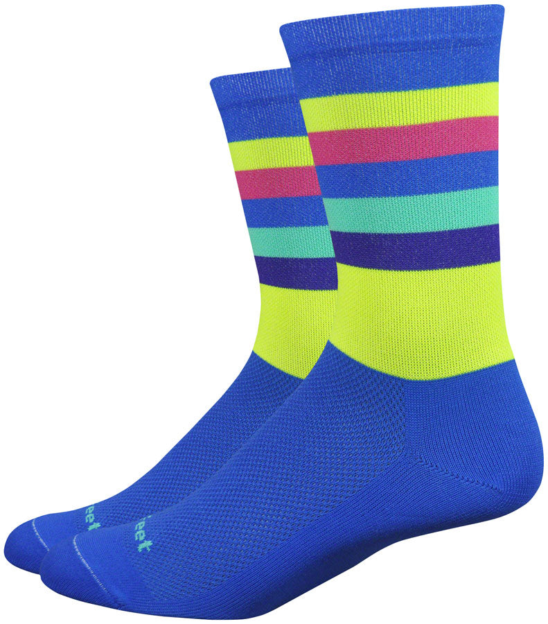 DeFeet Aireator 6" Maverick Socks 9.5-11.5 Blue