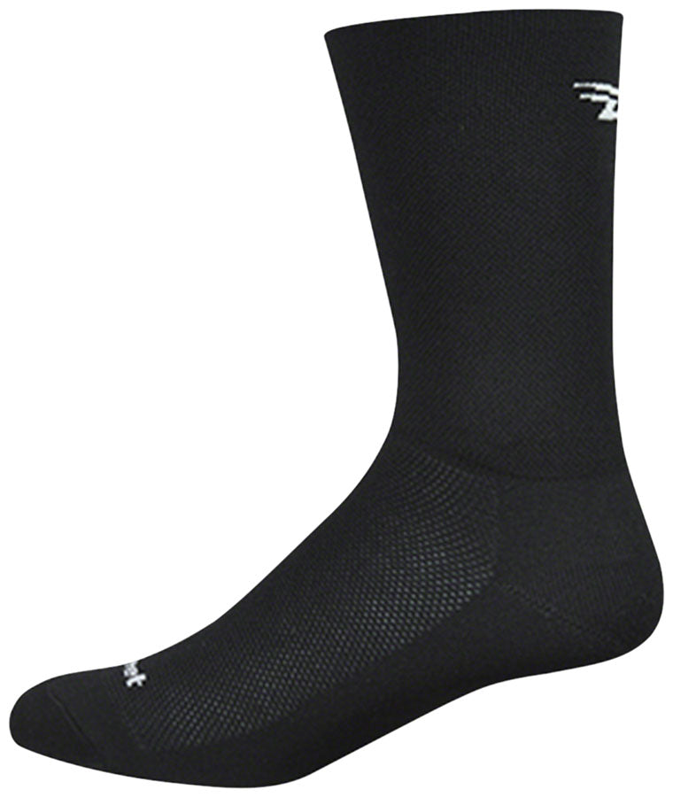 DeFeet Aireator 6" D-Logo Socks 7-9 Black-Goodwynn'sGoodwynn's