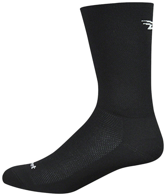 DeFeet Aireator D-Logo Double Cuff Socks - 6" Black Medium