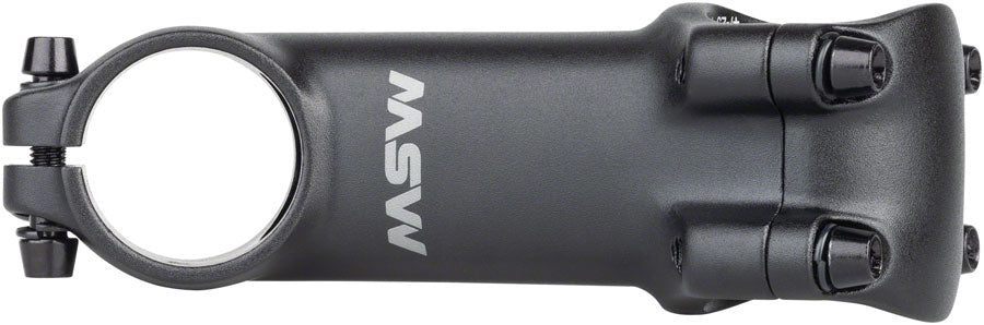 MSW 25 Stem - 90mm 31.8 Clamp +/-25 1-1/8" Aluminum Black-Goodwynn'sGoodwynn's