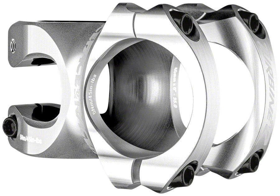 RaceFace Turbine R 35 Stem - 50mm 35mm Clamp +/-0 1 1/8" Silver-Goodwynn'sGoodwynn's