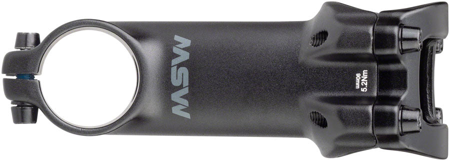MSW 17 Stem - 90mm 31.8 Clamp +/-17 1 1/8" Aluminum Black-Goodwynn'sGoodwynn's