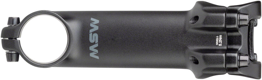 MSW 17 Stem - 120mm 31.8 Clamp +/-17 1 1/8" Aluminum Black-Goodwynn'sGoodwynn's