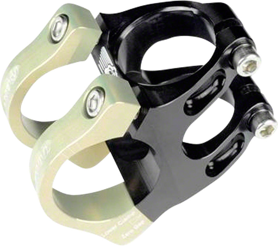 Renthal Apex Stem - 31mm 31.8 Clamp +/-6 1 1/8" Aluminum Black/Gold-Goodwynn'sGoodwynn's