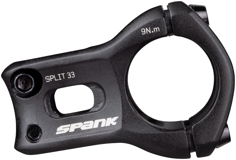 Spank Split Stem - 33mm 31.8 Clamp +/-0 1 1/8" Aluminum Black-Goodwynn'sGoodwynn's