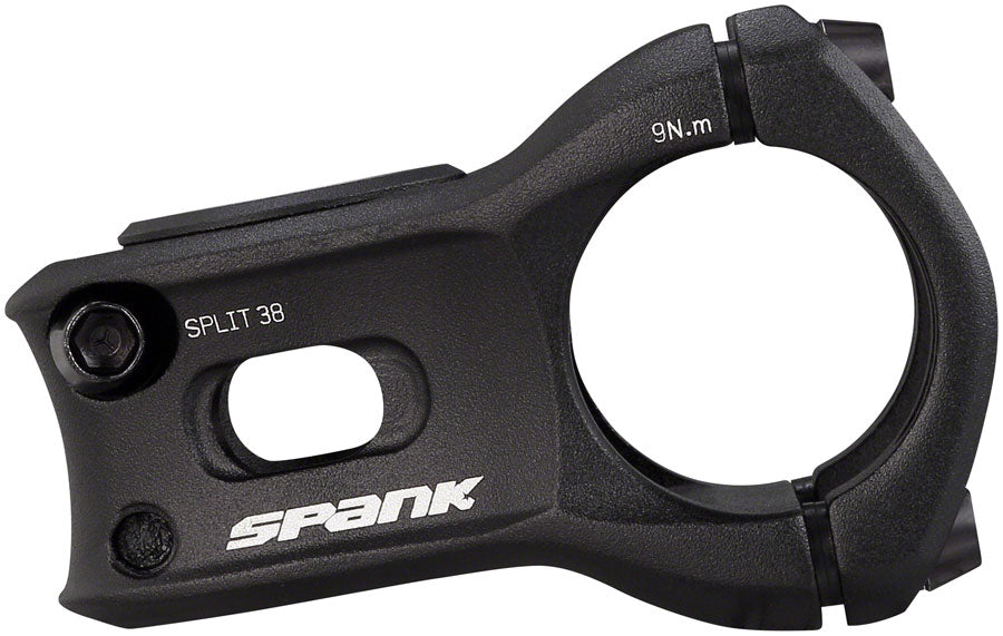 Spank Split Stem - 38mm 31.8 Clamp +/-0 1 1/8" Aluminum Black-Goodwynn'sGoodwynn's