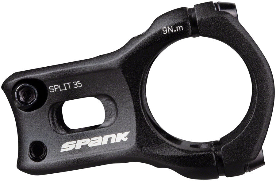 Spank Split 35 Stem - 35mm 35 Clamp +/-0 1 1/8" Aluminum Black-Goodwynn'sGoodwynn's