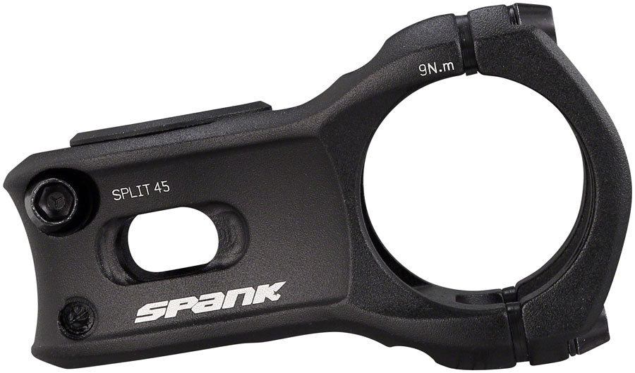 Spank Split 35 Stem - 45mm 35 Clamp +/-0 1 1/8" Aluminum Black-Goodwynn'sGoodwynn's