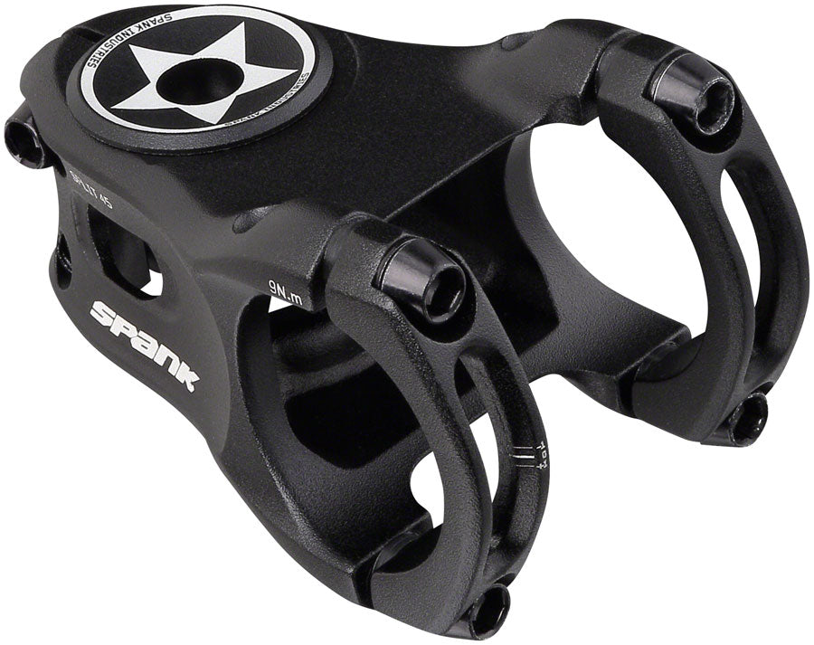 Spank Split 35 Stem - 45mm 35 Clamp +/-0 1 1/8" Aluminum Black-Goodwynn'sGoodwynn's